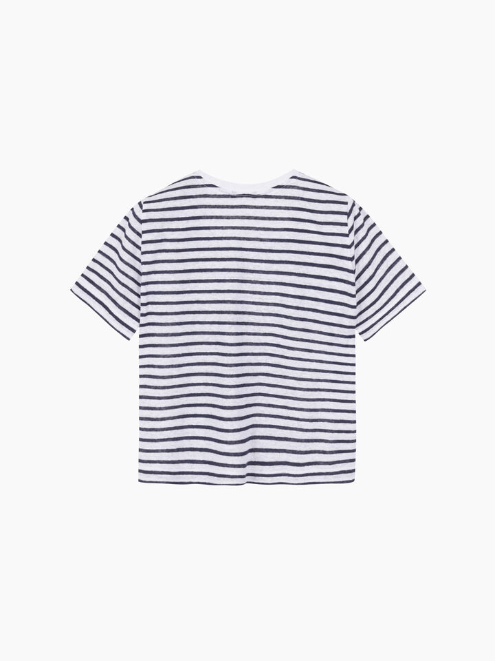 T-SHIRT - sisley k short sleeve t-shirt - Dark Blue | Sisley K image number 3